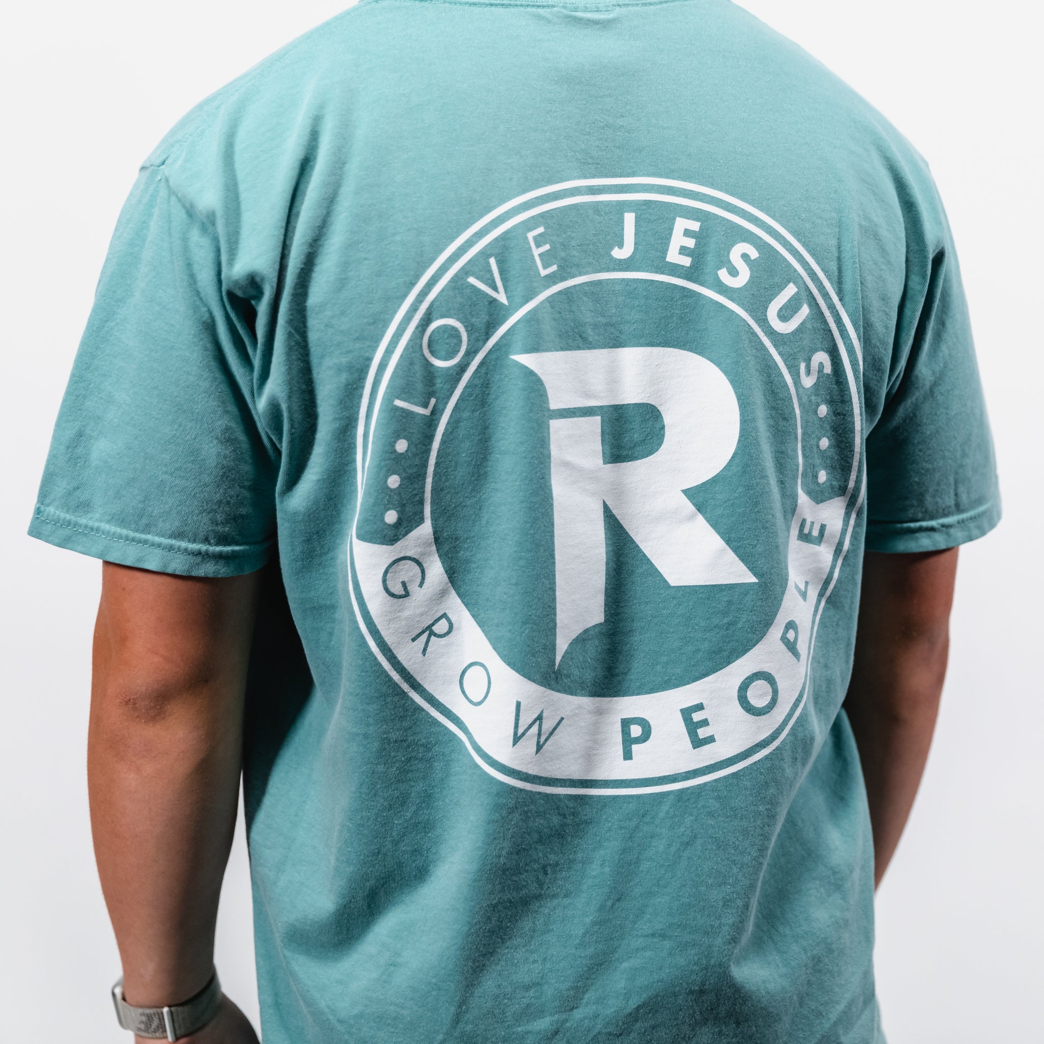 Revolution Church T-Shirt / Seafoam