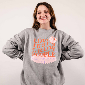 Love Jesus Grow People Sweatshirt